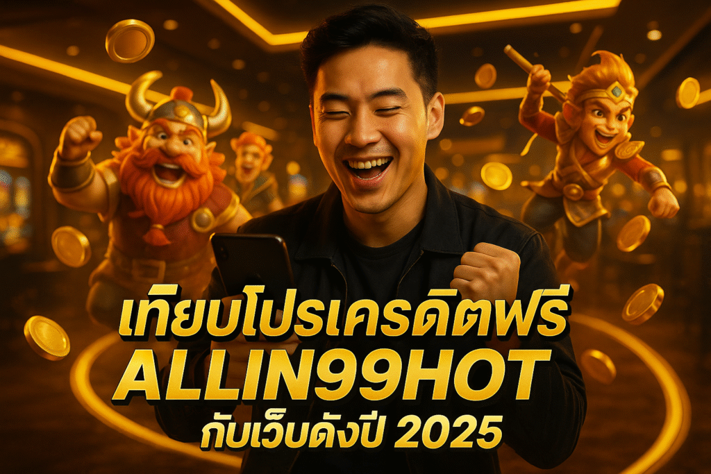 เทียบโปรเครดิตฟรี ALLIN99HOT กับเว็บดังปี 2025