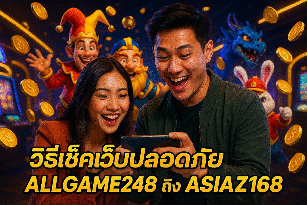 วิธีเช็คเว็บปลอดภัย ALLGAME248 ถึง ASIAZ168